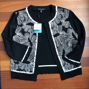 ♦️NWT Ming Wang knit jacket S/M